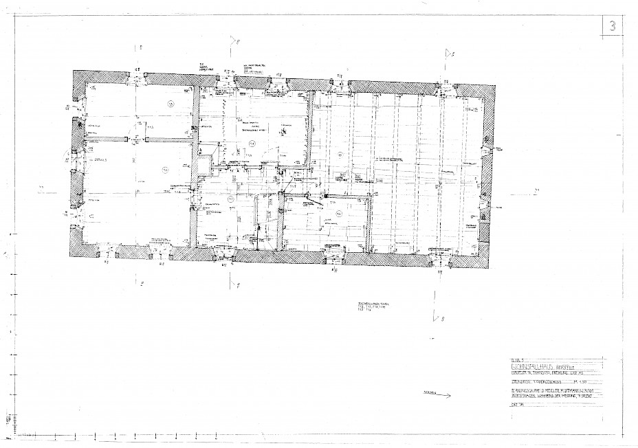 Grundriss EG Bauaufnahme Wohnhaus